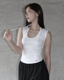 [mnem] Tunnel Strap Sleeveless