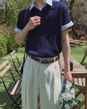 Lucio Hazzi Linen Short Sleeve Knit