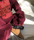 [Mink Fur] Lottery Velvet Corduroy Pants