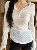Serene Button Top