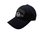 Down lettering ball cap