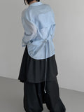 Yunseul Flare Belt Strap Shirt