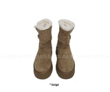 FOLD-DOWN SHEEPSKIN BOOTS