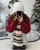Loop Angora Fur Beanie