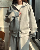 Kao Crop Hooded Zip-Up