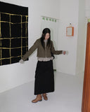 [MADE] Nicho Rivet Stud Collar Two Way Cotton Zip-Up