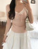 Alice Layered Button Short Sleeve
