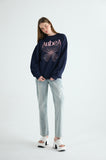 AubeA Star Ribbon Sweatshirt