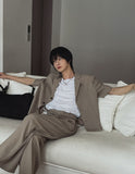 Rodina Two-Tuck Semi Wide Slacks