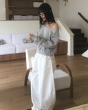 Hiro Ribbon Pocket Wide Cotton Pants