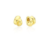 Plump Twist (Y) One-Touch Earrings L