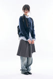 Noma pleats wrap skirt