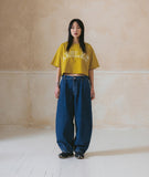 [AG.W] Tin Denim Balloon Pants