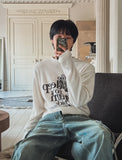 Deep press ribbed warm t