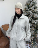 Perrin Fleece High Neck Zip-up