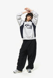 Schema Raglan Incision Sweatshirt