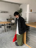 Yukai Collar Pocket Over Denim Jacket