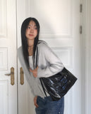 Moselle Wool Angora Boxy Overfit Cardigan