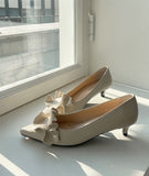 Celina Frill Middle Heel Shoes
