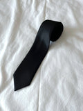 Minimal Deep Black Tie