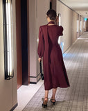 Sellby Drape Tie Wrap One Piece