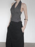 Veroa Halter Wrap Sleeveless