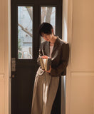 Reeves Side Banding One-Tuck Slacks