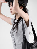 Frill Ribbon Slim Tee