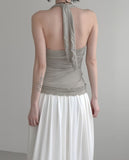 Illif Ruffle Scarf Sleeveless