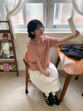 [BAONHAUS] Ryugeto Summer Check Short Sleeve Hood Shirt