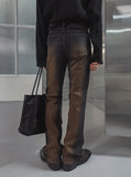 [LANARCH] Sand fade bootcut denim