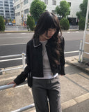 Noen Side Cut Wide Cotton Pants
