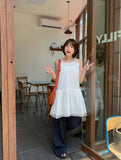Polperm Summer Lace Layered Sleeveless One Piece