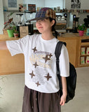 Kapeuto Printing Over Short Sleeve Tee