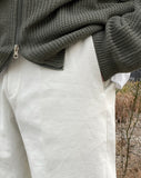 Cents round zip-up cardigan