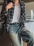 Grain check shirt