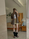 utility three-dimensional pocket mini skirt