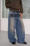 No reason denim pants