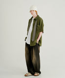 Cozy Slub Denim Banding Pants