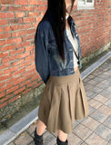 Maroni Pleats Tennis Midi Skirt