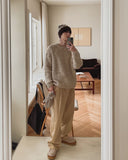 Hiro loose fit boucle knit