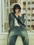 Life Balloon Snap Denim Pants