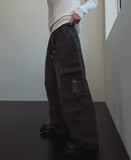 Treats Buckle Cargo Denim Pants