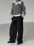 Bant Scarf Set Wool Knit Cardigan