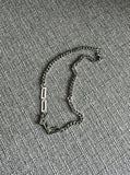 Square surgical neckclace