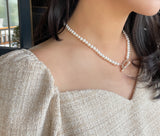 Mora Cubic Freshwater Pearl Necklace