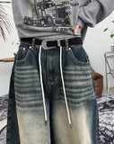 Reuben Balloon Banding Denim Pants