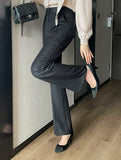 Kane Semi Bootcut Denim Slacks