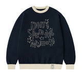 [UNISEX]DONT-SPENT Color Matching Sweatshirt