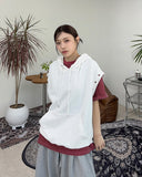 Marty Eyelet Hooded Vest